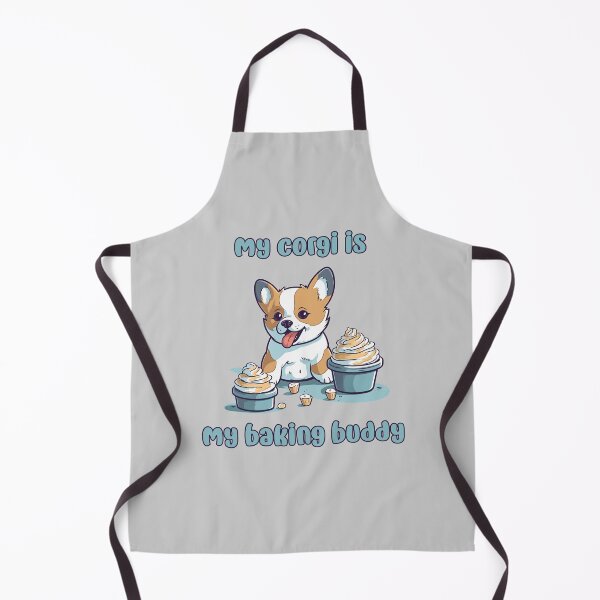 Item preview, Corgi Baking Buddy - A Cute Design for Bakers and Dog Lovers designed and sold by brindled.