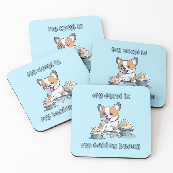 Item preview, Corgi Baking Buddy - A Cute Design for Bakers and Dog Lovers designed and sold by brindled.