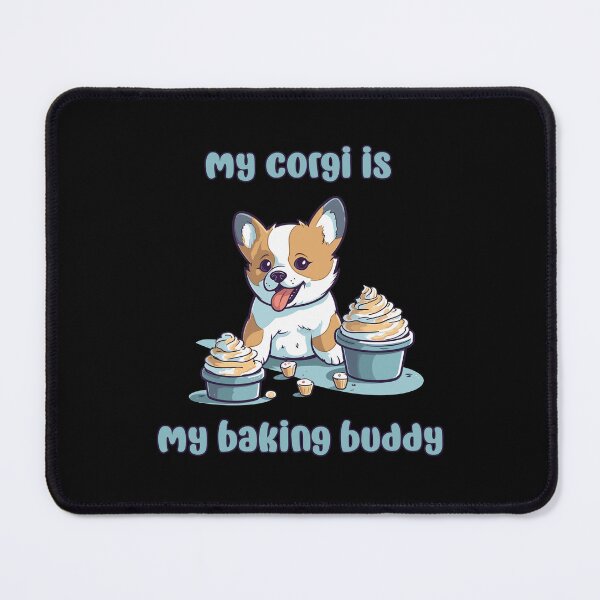 Item preview, Corgi Baking Buddy - A Cute Design for Bakers and Dog Lovers designed and sold by brindled.