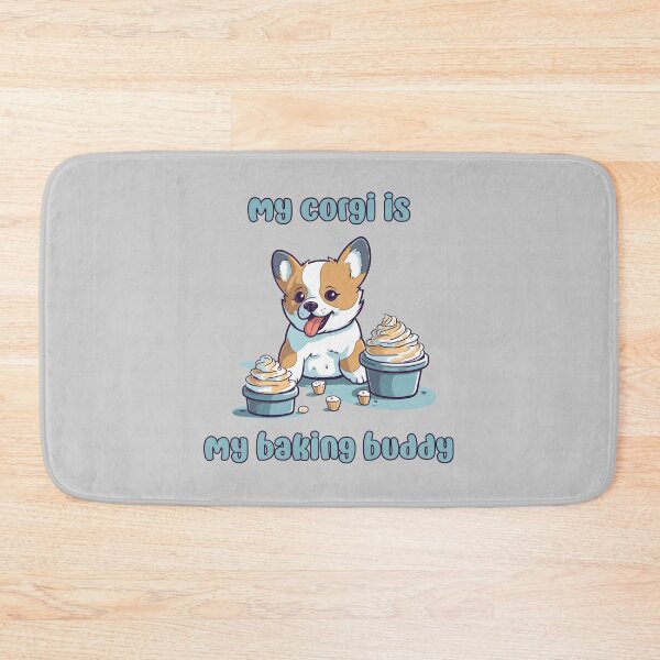 Item preview, Corgi Baking Buddy - A Cute Design for Bakers and Dog Lovers designed and sold by brindled.