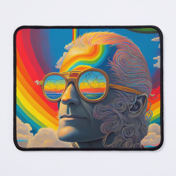 Item preview, 'Rainbow Ad Infinitum' Alex Gray Psychedelic Painting designed and sold by ga-arts.
