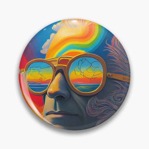 Item preview, 'Rainbow Ad Infinitum' Alex Gray Psychedelic Painting designed and sold by ga-arts.
