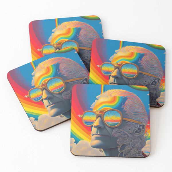Item preview, 'Rainbow Ad Infinitum' Alex Gray Psychedelic Painting designed and sold by ga-arts.