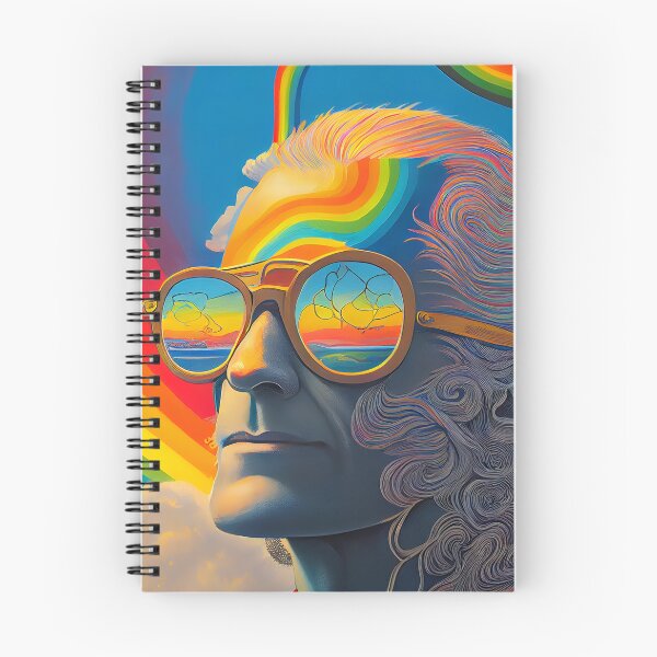 Item preview, 'Rainbow Ad Infinitum' Alex Gray Psychedelic Painting designed and sold by ga-arts.