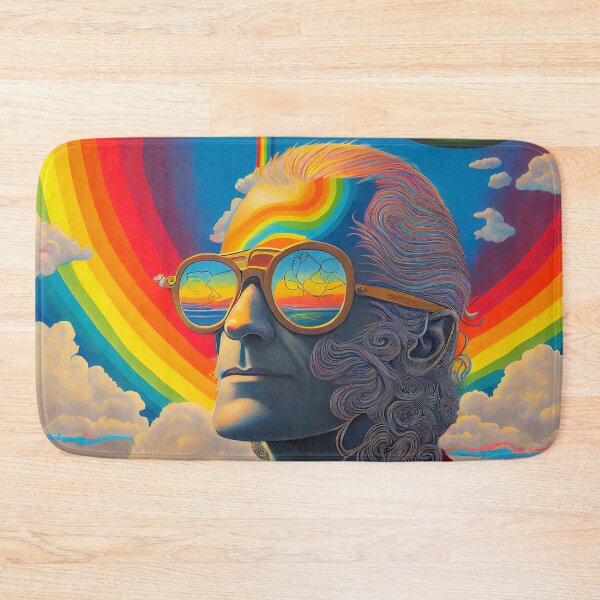 Item preview, 'Rainbow Ad Infinitum' Alex Gray Psychedelic Painting designed and sold by ga-arts.