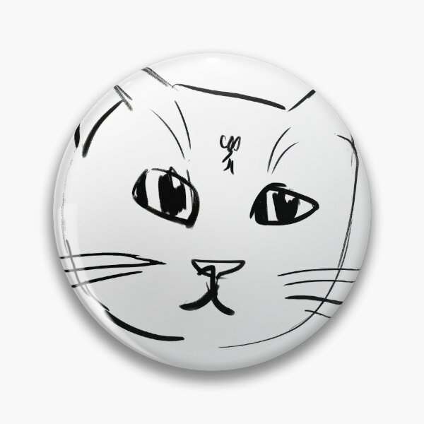 Item preview, silly cat head designed and sold by BenjaminsPlace.