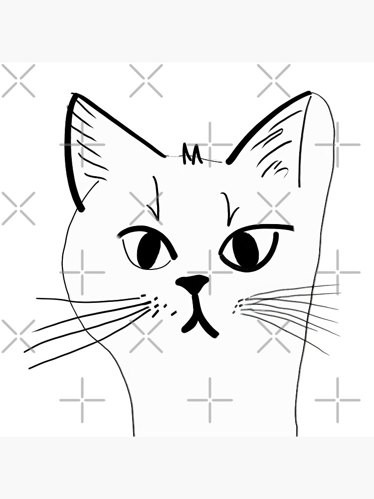 Cat Drawing for Kids - HelloArtsy