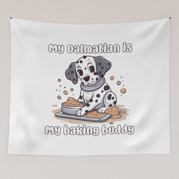 Item preview, Dalmatian Baking Buddy - A Cute Design for Bakers and Dog Lovers designed and sold by brindled.