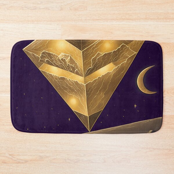Item preview, Tremendous Upside Down Pyramid UAP on Moon designed and sold by RADRussell.