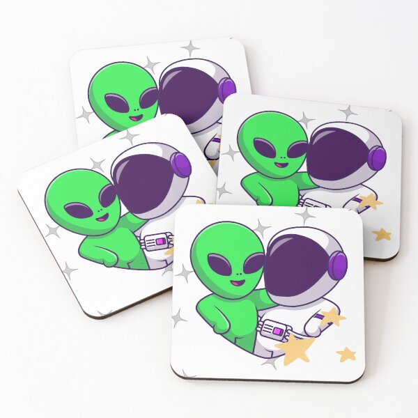 Item preview, Alien and Astronaut friends designed and sold by vintagelady56.