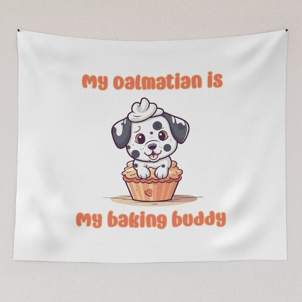 Item preview, Dalmatian Baking Buddy II - A Cute Design for Bakers and Dog Lovers designed and sold by brindled.