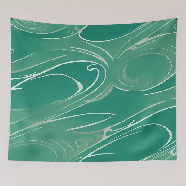 Item preview, Mixed Green and White Oval Shaped Swirls designed and sold by deniselynnimage.
