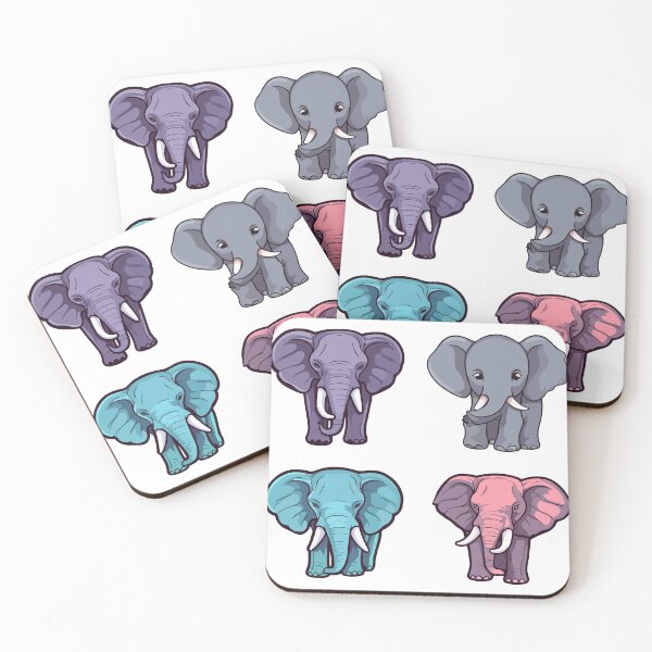 Item preview, Elephant Sticker Pack designed and sold by StickerWorlds.