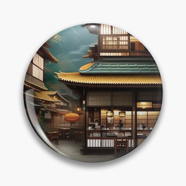 Item preview, Japanese Coffee House designed and sold by UglyAIArtwork.