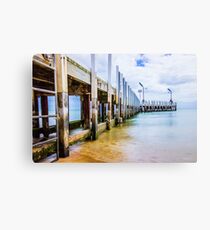 Safety Beach Jetty, Mornington Peninsula Canvas Print