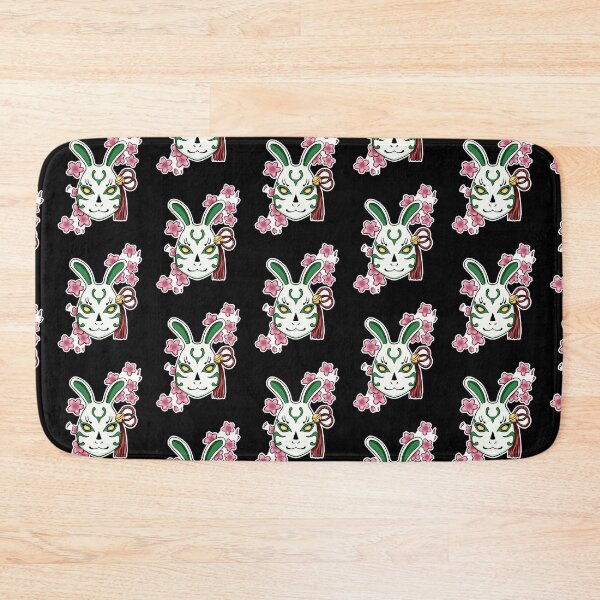 Item preview, Blossoming Habits: A Cherry Blossom Japanese Mask Green designed and sold by The Warrior's Tavern.