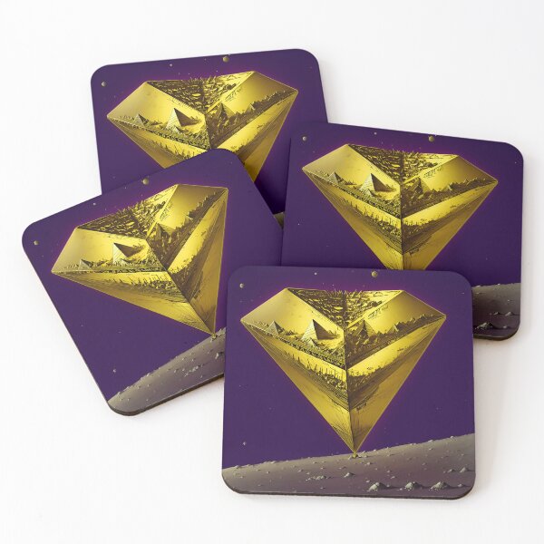 Item preview, Towering Golden Tablet UAP on Moon designed and sold by RADRussell.