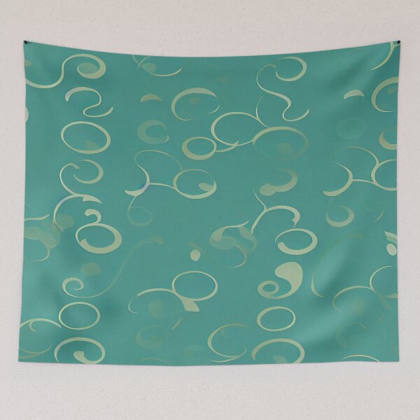 Item preview, Fragments of Swirls and Twists in Mixed Green Colors designed and sold by deniselynnimage.