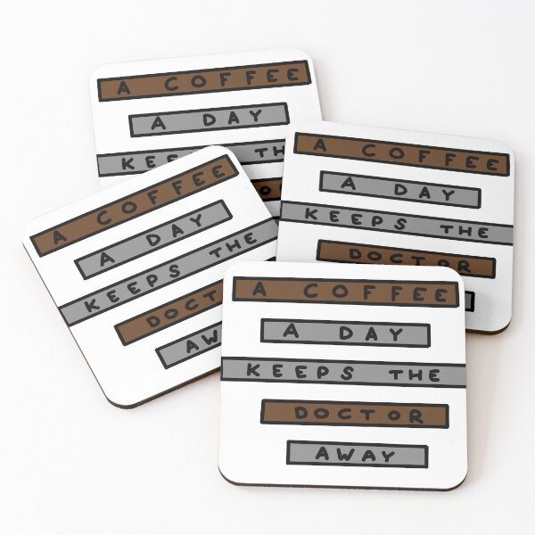 Item preview, a coffee a day keeps the doctor away designed and sold by emmasdeaf.