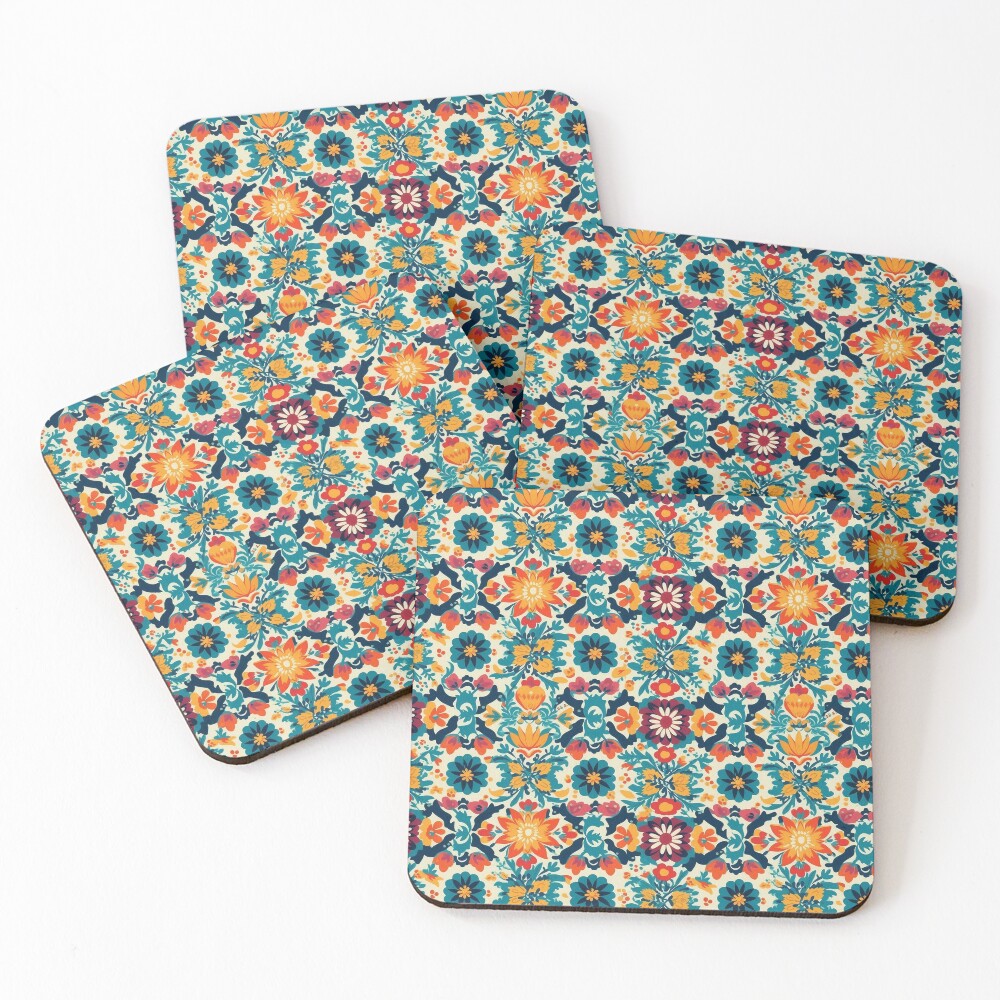 Artikel-Vorschau von Untersetzer (4er Set), designt und verkauft von PixelPatchwork.