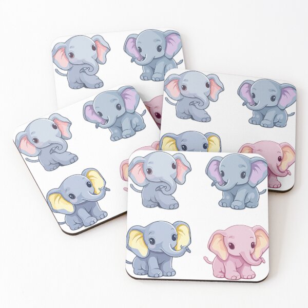 Item preview, Baby Elephants Sticker Pack designed and sold by StickerWorlds.