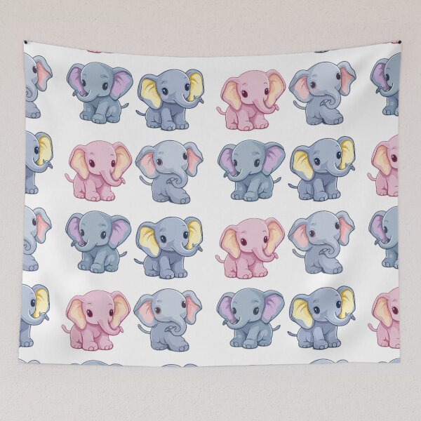 Item preview, Baby Elephants Sticker Pack designed and sold by StickerWorlds.