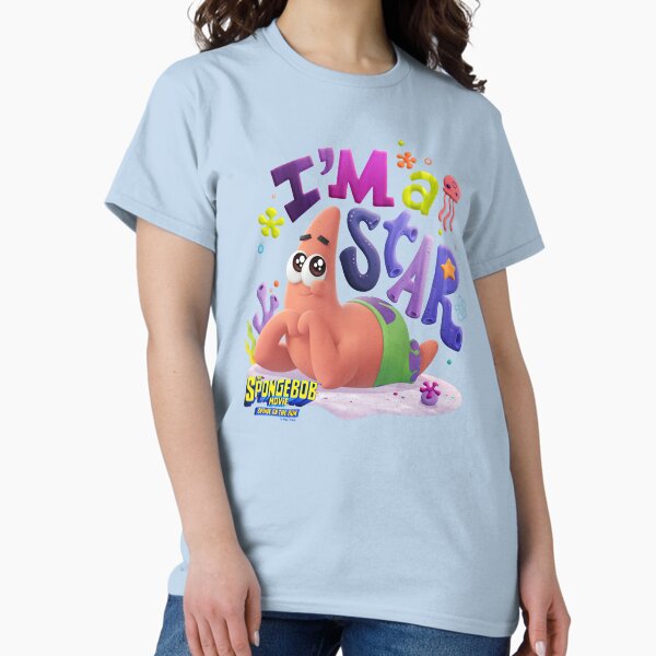Vista previa del artículo con la obra «La película Bob Esponja Pantalones Cuadrados Patricio Soy una estrella», diseñado y vendido por FifthSun.