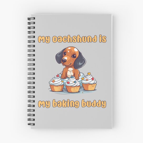 Item preview, Dachshund Baking Buddy - A Cute Design for Bakers and Dog Lovers designed and sold by brindled.