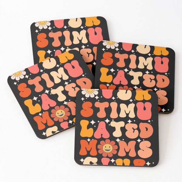 Artikelvorschau, Overstimulated Moms Club – Lustiges Muttertagsgeschenk mit toller Schriftart und Retro-Farben entworfen und verkauft von ElLocoMus.