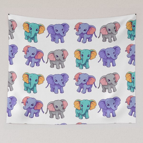 Item preview, Baby Elephants designed and sold by StickerWorlds.