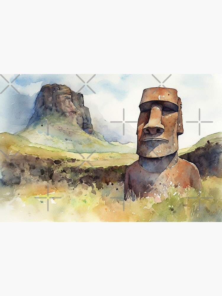 Moai Emoji coloring page  Free Printable Coloring Pages