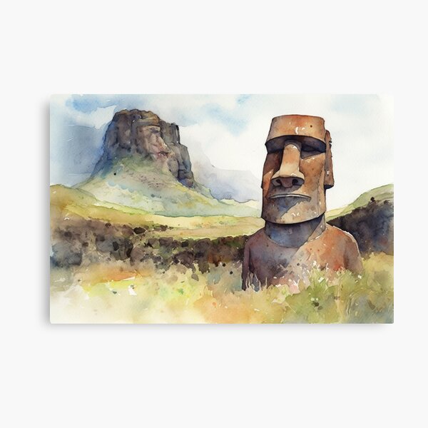 Moai Rock Meme Poster for Sale by azerbera