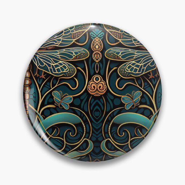 Item preview, Dragonfly colourful pattern designed and sold by zoldi.