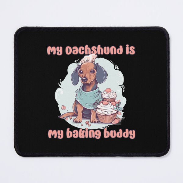 Item preview, Dachshund Baking Buddy II - A Cute Design for Bakers and Dog Lovers designed and sold by brindled.