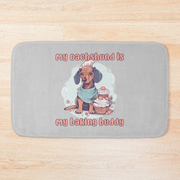 Item preview, Dachshund Baking Buddy II - A Cute Design for Bakers and Dog Lovers designed and sold by brindled.