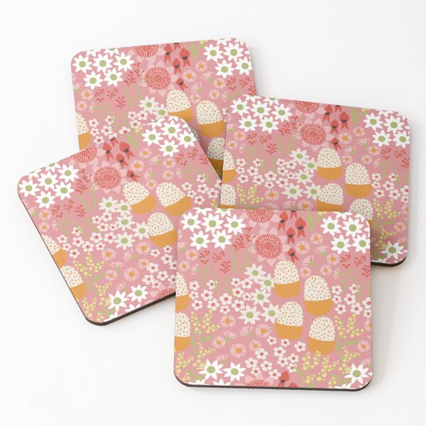 Item preview, Australiana Floral Quilt in Pink designed and sold by The Wattle Studio.