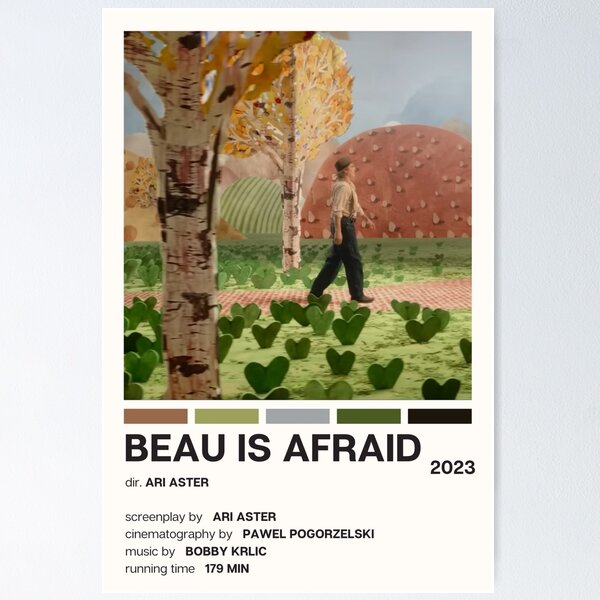 Item preview, Beau is Afraid Movie Poster designed and sold by YellowishCat15.