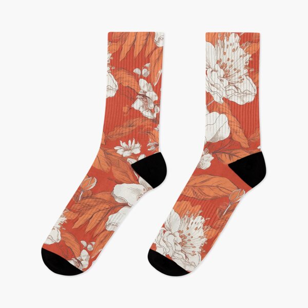 Item preview, Flor Roja, Naranja y Blanca designed and sold by Splargo Digital Prints.