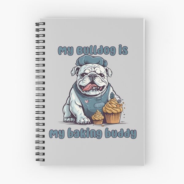 Item preview, English Bulldog Baking Buddy - A Cute Design for Bakers and Dog Lovers designed and sold by brindled.