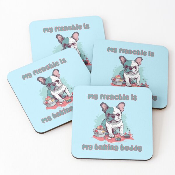 Item preview, French Bulldog Baking Buddy - A Cute Design for Bakers and Dog Lovers designed and sold by brindled.