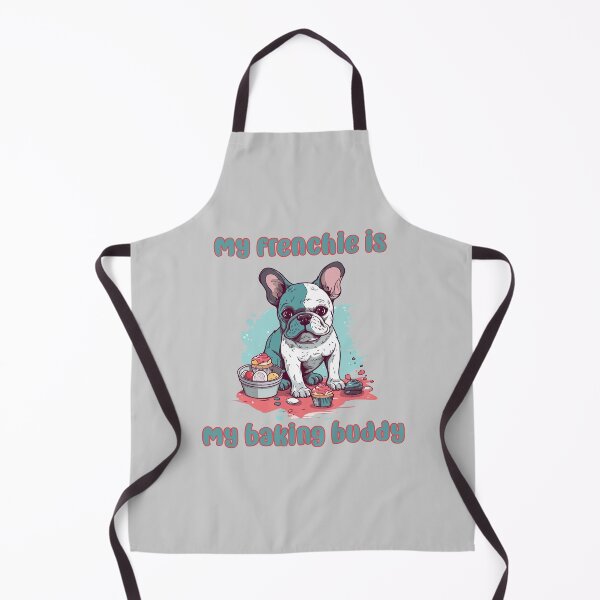 Item preview, French Bulldog Baking Buddy - A Cute Design for Bakers and Dog Lovers designed and sold by brindled.