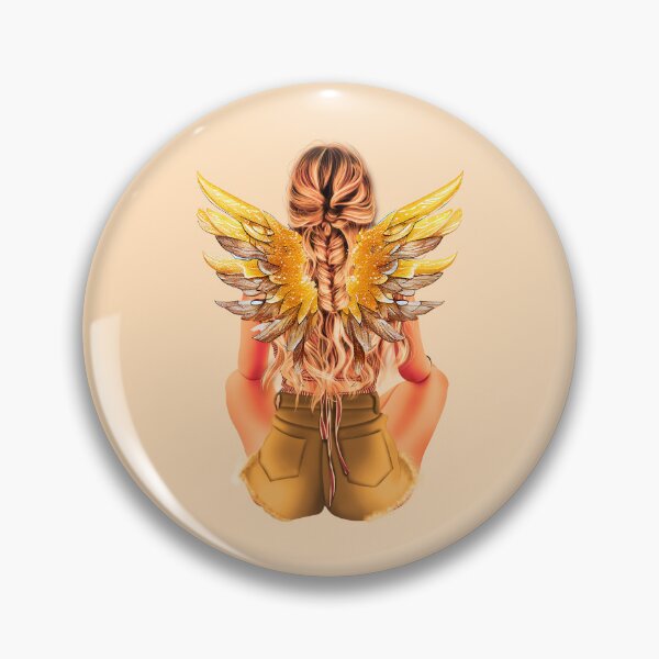 Item preview, girl with golden wings designed and sold by Astralia.