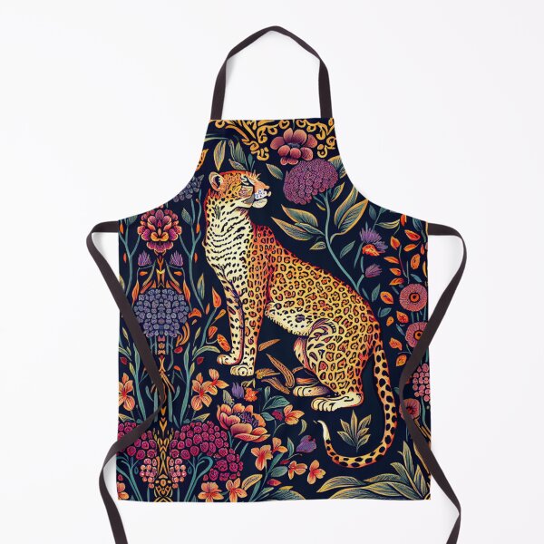 Item preview, cheetah and flowers Pattern designed and sold by zoldi.