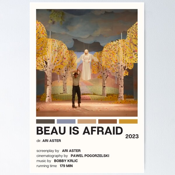 Item preview, Beau is Afraid Movie Poster designed and sold by YellowishCat15.