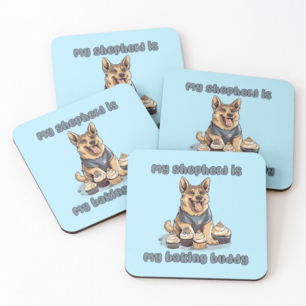 Item preview, German Shepherd Baking Buddy - A Cute Design for Bakers and Dog Lovers designed and sold by brindled.