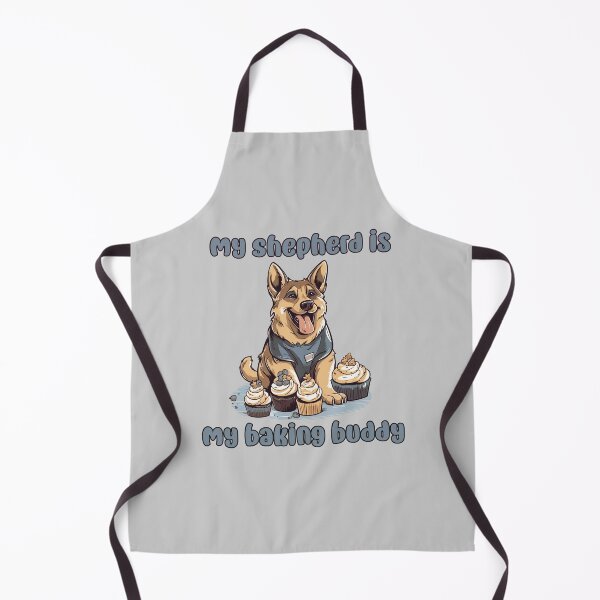 Item preview, German Shepherd Baking Buddy - A Cute Design for Bakers and Dog Lovers designed and sold by brindled.