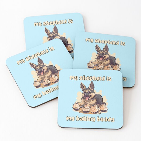 Item preview, German Shepherd Baking Buddy II - A Cute Design for Bakers and Dog Lovers designed and sold by brindled.