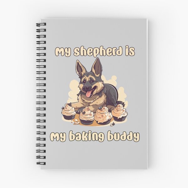 Item preview, German Shepherd Baking Buddy II - A Cute Design for Bakers and Dog Lovers designed and sold by brindled.
