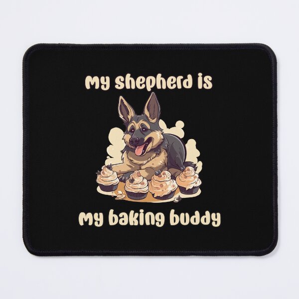 Item preview, German Shepherd Baking Buddy II - A Cute Design for Bakers and Dog Lovers designed and sold by brindled.