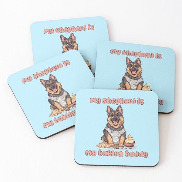 Item preview, German Shepherd Baking Buddy III - A Cute Design for Bakers and Dog Lovers designed and sold by brindled.